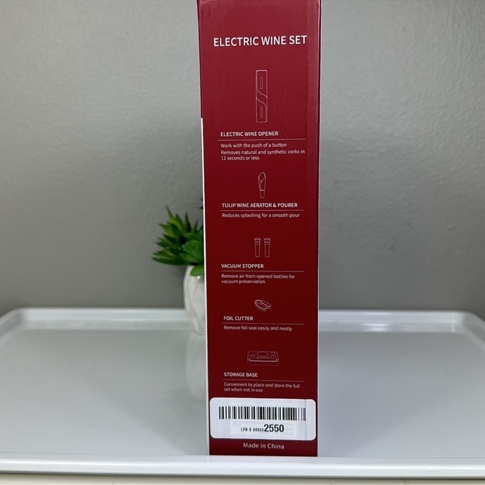 New Electric Wine Set with Accessories - Picture 2 of 3